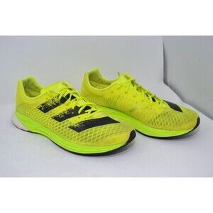Adidas Adizero Pro FY0101 Men 10 Running Shoes Yellow Black Regular Fit Sneakers